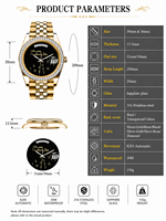 Qui s'en soucie ? Je suis déjà en retard. Montre-bracelet étanche avec mouvement mécanique automatique Miyota 8285, cadran personnalisé et verre saphir.