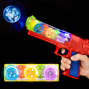 Pistola Vibrante Multimodale 2021 con Ingranaggi Realistici Trasparenti, Giocattolo Meccanico Interessante con Suoni e Luci CPC - Product Image 3