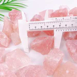 Cristalli Naturali Curativi, Ghiaia di Quarzo Rosa Lucidato, Pietra Grezza per Guarigione Spirituale - Product Image 5