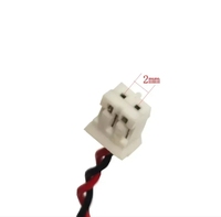 Batterie CMOS BIOS pour ordinateur portable CR2032, batterie de carte mère pour Lenovo pour Dell, pile bouton Li-ion avec câble 2 broches