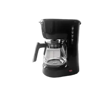 Food Grade Plastic American Coffee maker 6 cups with grinder Smart Automatic Drip Coffee Machine