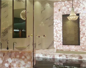 Paneles de Pared de Lujo con Diseño Moderno, Azul Natural, Gran Formato, Retroiluminados, Superficie Pulida, Tamaño Personalizado, Solución de Diseño Gráfico para Hoteles - Product Image 5