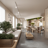 Mobilier de salon de manucure de haute qualité, design d'intérieur de salon de beauté de luxe sur mesure, poste de travail pour coiffure et manucure pour la rénovation de magasin