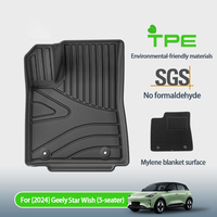 Tapis de sol et doublure de coffre en TPE écologique personnalisés pour Geely Xingyuan (Star Wish, EX2) 2024, accessoires intérieurs de voiture résistants aux taches