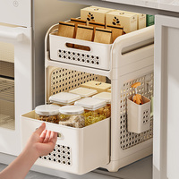 Étagère de rangement de bureau portable à double niveau, durable, pour cuisines, salles à manger, bureaux