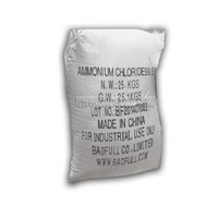 Cloruro de Amonio (NH4Cl) Marca Baofull, Grado Industrial, Cristal Blanco, Densidad 1.5, para Galvanizado y Electroplateado, 99.5% Mínimo