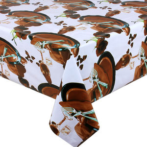 <span class=keywords><strong>Nappe</strong></span> en plastique PVC jetable, lavable, <span class=keywords><strong>transparente</strong></span>, pour fête d'anniversaire, bon marché - Product Image 2