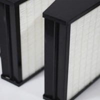 Filtres HEPA SFFILTECH de classe H10-H14 de type V à haute efficacité pour applications CVC et salles blanches