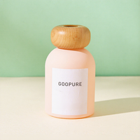 Diffuseur de parfum sans flamme DIY avec couvercle de bouteille d'aromathérapie écologique coloré, fleurs séchées, vide, marque OEM, fabriqué en Chine, pour la maison et l'intérieur