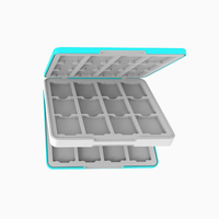 Boîte de rangement magnétique pour cartouches de jeu 48-en-1, étui de protection anti-chute pour cartes pour 3DS / DS Lite / DSi