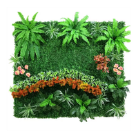 Panneau de clôture en gazon synthétique, mur végétal artificiel, toile de fond végétale luxurante, fausse verdure pour la décoration de jardin et de mariage