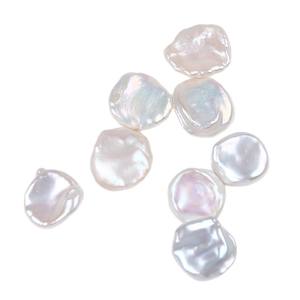 Perlas de Agua Dulce Naturales de 13-14 mm, Pétalos Blancos, Perlas Regeneradas para Joyería DIY, Accesorios Hechos a Mano de Zhuji - Product Image 4