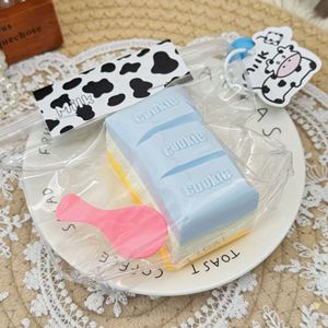 Jouet sensoriel anti-stress en silicone de qualité alimentaire, bloc carré de chocolat, crème, boue, argile sèche, jouet à presser - Product Image 5