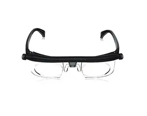 핫 세일 패션 하프 프레임 프로그레시브 조절 게으른 남성 여성 근시-6D + 3D 독서 안경 포장