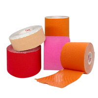 Cinta de Kinesiología Deportiva de Algodón Impermeable, Certificaciones Completas, Tamaño Personalizado por el Fabricante, 5 cm de Ancho, 5 m de Largo, para Muñeca