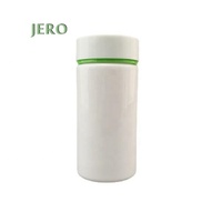 Flacon en plastique recyclable JERO 100ml/120ml/150ml/175ml avec capsule PE et bouchon à couronne pour médicaments, pilules, vitamines, impression d'écran