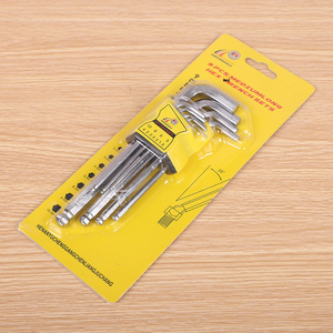 9-piece Set of L-shaped Extended Ball <strong>Head</strong> <strong>Socket</strong> <strong>Hex</strong> <strong>Socket</strong> Set, Snap-fit Mirror <strong>Hex</strong> <strong>Socket</strong> Manufacturer - Product Image 1