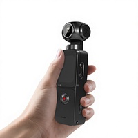 Caméra de poche portable, caméra de photographie intelligente avec suivi du visage, caméra de poche WiFi pour vlogging, cyclisme en extérieur, caméra de sport