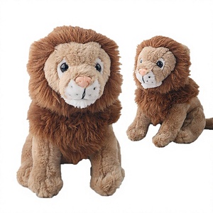 Muñeco de Peluche de Cordero Súper Suave, Animal del Bosque en Posición de Sentado, Relleno de Algodón PP, Regalo para Bebés, Marioneta de Trapo Personalizable para Bodas - Product Image 1