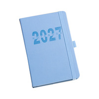 Agenda 2027 Édition Anglaise Transfrontalière Planificateur Annuel Bloc-notes Commerce Extérieur Journal de Productivité Band-Aid Similicuir Chine