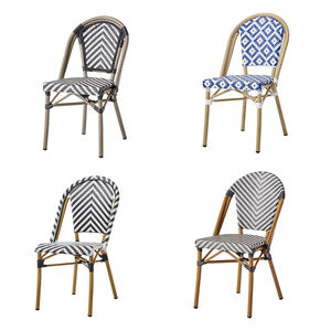 Chaises en <span class=keywords><strong>bambou</strong></span> et rotin pour restaurant commercial, style bistrot français, pour extérieur, <span class=keywords><strong>Paris</strong></span> - Product Image 1