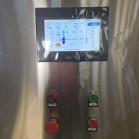 ZRICE - Machine à glace en tubes de 1 tonne, production de 1 tonne par jour pour usine de glace et usage commercial, 220V/60HZ, contrôle PLC