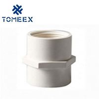 Adaptateur à filetage femelle, raccords PVC SCH40, fournisseur chinois 2023, raccords de tuyauterie PVC de haute qualité, raccords PVC coudés à 90 degrés