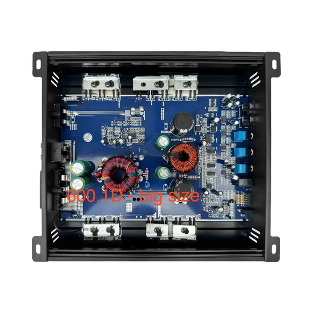 High Fidelity LBC600.1D Car Amplifier With Class D Monoblock Car Amplifier 600watts for Car Audio System