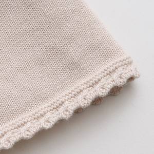 Vestido de Suéter Tejido para Bebés Niñas, Diseño Personalizado de Fábrica, Lindo, de Manga Larga con Lazo, para Otoño - Product Image 4