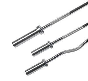 מוט משקולות חופשי לחדר כושר 20 ק\\\"ג, מוט 2.2 מטר, מוט כרום פלדה, ציוד כושר, מוט הרמת משקולות - Product Image 6