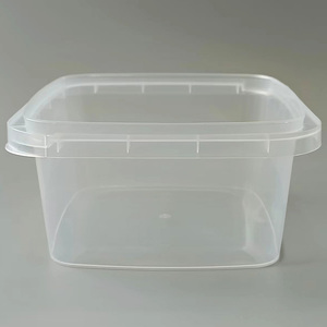 <span class=keywords><strong>1</strong></span> L Hộp Đựng Sữa Chua Đựng Thực Phẩm Trong Suốt Hình Vuông Hộp Pp Có Móc Khóa Chống Trộm Hộp Đựng Kem Bằng Nhựa <span class=keywords><strong>1</strong></span> Lít - Product Image 3