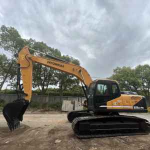 Bonne qualité Corée du Sud 22 tonnes excavatrice Hyundai 220 utilisée excavatrice Hyundai d'occasion en vente bon marché - Product Image 2