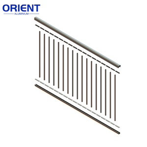 Sistema de Rieles Deslizantes Manuel, Barandilla Retráctil de Aluminio para Ventanas, Valla de Vidrio Deslizante para Restaurantes - Product Image 3