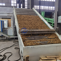 Machine de séchage à bande maillée continue pour cacahuètes, machine de séchage à bande maillée pour noix de cajou