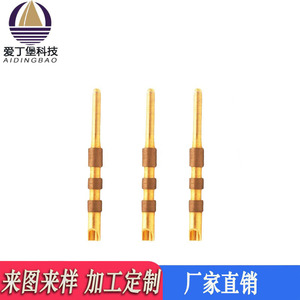 Terminales de latón de desconexión rápida, chapados en oro, 1P, para conectores eléctricos - Product Image 5