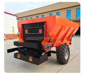 Esparcidor de estiércol de pollo y vaca de alta resistencia arrastrado por tractor, esparcidor de fertilizantes, esparcidor de abono en venta - Product Image 2
