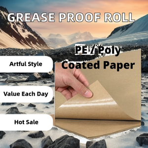 Tùy chỉnh thực phẩm cấp PE tráng giấy cuộn tấm mỡ bằng chứng Kraft bột giấy bù đắp in ấn tương thích tùy chỉnh - Product Image 4