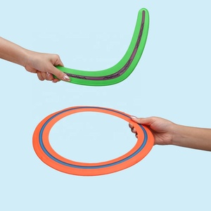 Jeu de cour pour enfants Flying Spinner Boomerang Facile à lancer et à attraper Soft Grip Boomerang Flying Disc pour animaux de compagnie - Product Image 3