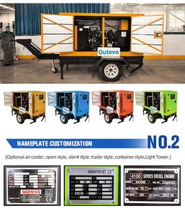 Generador Móvil de Fácil Transporte OEM 2026, 45-65KW, Energía de Emergencia para Zonas <span class=keywords><strong>Rurales</strong></span> y Pueblos - Product Image 6