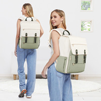 Sac à dos pour ordinateur portable de voyage pour femmes Fashion Vintage Computer Backpack for Business Work College