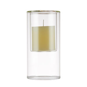 Simple Hand Blown <strong>Glass</strong> Tube <strong>Candle</strong> <strong>Holder</strong> Borosilicate Double Layer Cylinder <strong>Glass</strong> <strong>Candle</strong> <strong>Holders</strong> for Wedding Festival Decor - Product Image 2