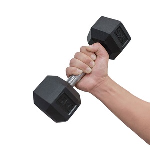 Vente en gros d'usine, haltères hexagonaux en caoutchouc personnalisés, <span class=keywords><strong>pas</strong></span> chers, équipement <span class=keywords><strong>de</strong></span> fitness pour salle <span class=keywords><strong>de</strong></span> sport, haltères hexagonaux en caoutchouc, ensemble pour salle <span class=keywords><strong>de</strong></span> sport à domicile, OEM ODM - Product Image 1