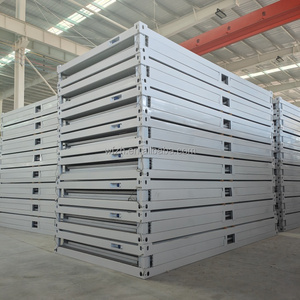 20 pieds auto pliant mobile portable <span class=keywords><strong>caravane</strong></span> conteneur maison préfabriquée deux <span class=keywords><strong>chambres</strong></span> un hall maison repliable préfabriquée avec remorque - Product Image 1