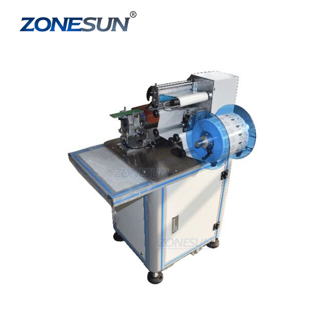ZONESUN XL-T901 Flag Sticker Tube Usb Wire Semi Automatic Cable Labeler Labeling Machine