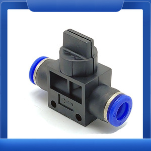 Hvff Hand Valve 1/4 In Pneumatic <b>Quick</b> <b>Connector</b> Straight Through Valve Gas Control Valve - Product Image 2