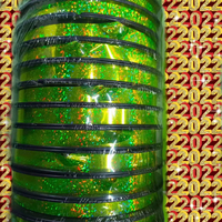 Bobine de paillettes de 12 mm avec colle au dos, utilisée pour le transfert de paillettes thermocollantes
