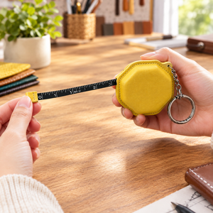 Custom PU Leather <b>Tape</b> <b>Measure</b> Mini Retractable Measuring <b>Tape</b> with Custom Logo Printing for Wedding Souvenirs and Gifts - Product Image 2