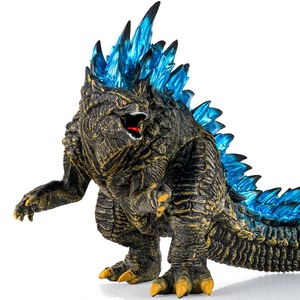 Vente chaude Cadeaux PVC Figurines Godzillaed Anime Collection Jouets Action Figure 12 pouces Tête à Queue Roi du Monstre