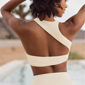Soutien-gorge de sport blanc pour femmes Corset Top Style Simple Gym <span class=keywords><strong>Tennis</strong></span> Running Workout Active Wear Fitness Yoga Vêtements - Product Image 1
