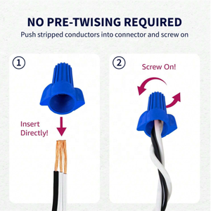 <strong>Red</strong> Screw on Electrical Wire End Connectors Twist on Wire <strong>Connector</strong> Terminal Fast Spring Inserted High Quality Wire Nuts - Product Image 5